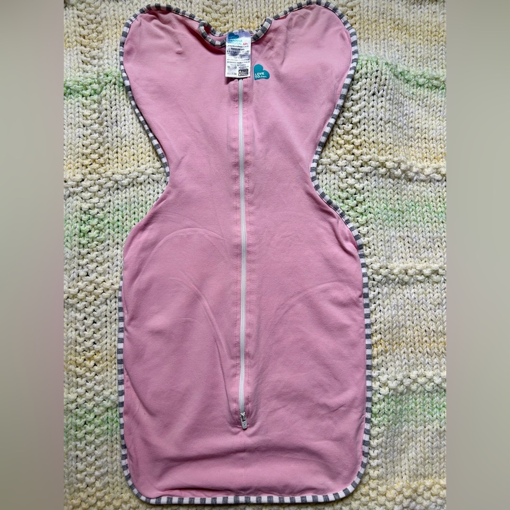 Love to Dream Pink Swaddle Up Medium 1.0 TOG